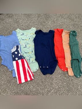 Baby Boys Bundle Lot of Clothes Tank Tops Size 18 months